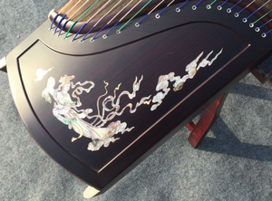 Professional Level Beautiful Shell Carved Guzheng Chinese Zither Harp